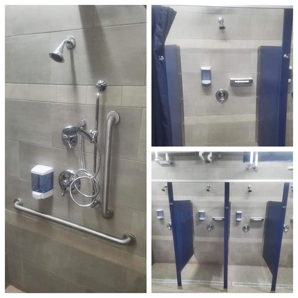 Successful commercial plumbing installation job
