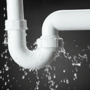 Leaky pipes can lead to low water pressure