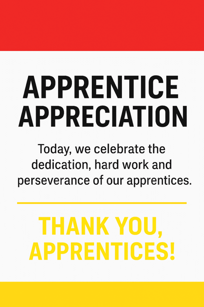 Celebrating Apprentice Appreciation at Magnolia Companies