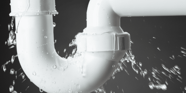 Leaky pipes can lead to low water pressure